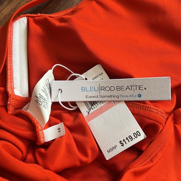 Bleu Rod Beattie High Neck Keyhole One Piece - Picture 14 of 16